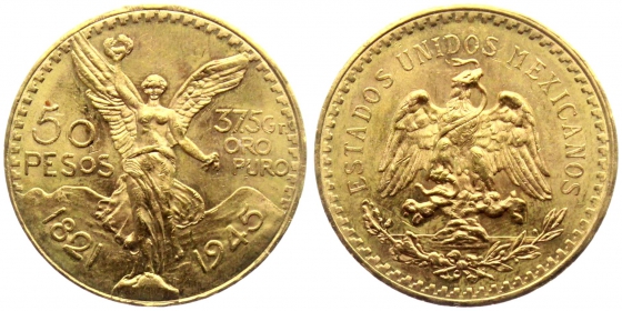 Mexico - 1945 - Victory - 50 Pesos - unc.