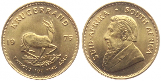 Südafrika - 1975 - 1 Krügerrand - Spingbock - st