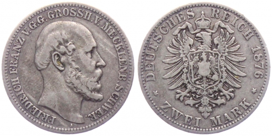 Sachsen-Meiningen - J 149 - 1901 D - Georg II. (1866-1914) - zum 75. Geburtstag des Herzogs - 2 Mark - ss-vz