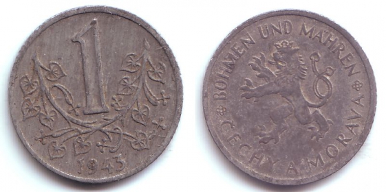 Böhmen und Mähren - N 623 - 1943 - 1 Krone - vz