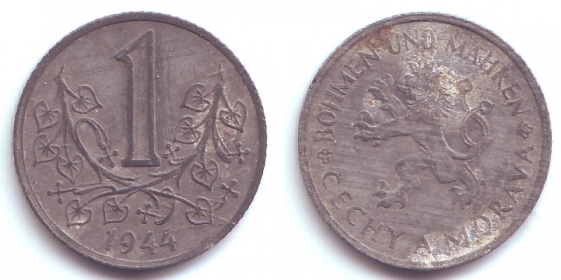Böhmen und Mähren - N 623 - 1944 - 1 Krone - vz
