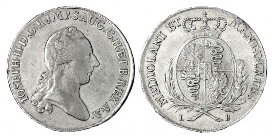 Habsburg - 1786 LB - Mailand - Josef II. (1780-1790) - Sucdo - ss-vz