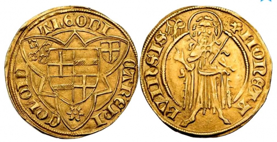 Köln, Erzbistum - o.J. - Dietrich II. Graf von Moers (1414-1463) - Goldgulden - vz