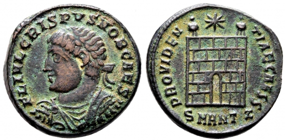Römisches Kaiserreich - 316-326 - Crispus (316-326) als Caesar - Follis - vz