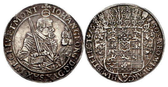 Sachsen - 1650 - Johann Georg I. (1615-1656) - Reichstaler - vz