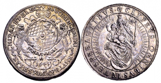 Bayern - 1641 - Kurfürst Maximilian I. (1623-1651) - Reichstaler - gutes vz