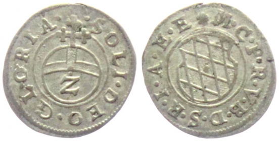 Bayern - o.J. - Maximilian I. (1598-1651) - 2 Kreuzer - 1/2 Batzen - vz