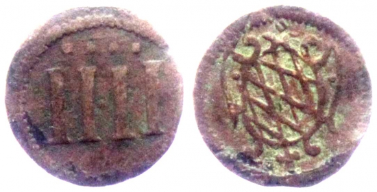 Bayern - o.J. - Maximilian I. (1598-1651) - 4 Pfennig - Kipperpfennig - ss-vz