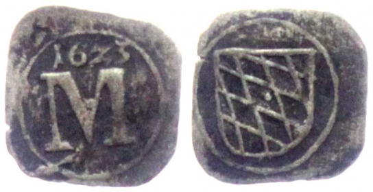 Bayern - 1625 - Kurfürst Maximilian I. (1598-1651) - 1 Pfennig - ss-vz