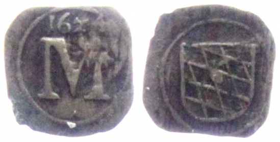 Bayern - 1624 - Kurfürst Maximilian I. (1598-1651) - 1 Pfennig - ss