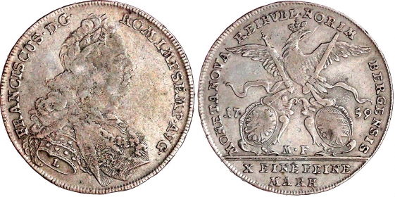 Nürnberg - 1759 MF - Franz I. (1745-1765) - Konventionstaler - f.ss