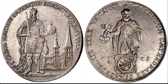 Osnabrück, Bistum - 1715 - Sedis Vakanz - Reichstaler - f.vz