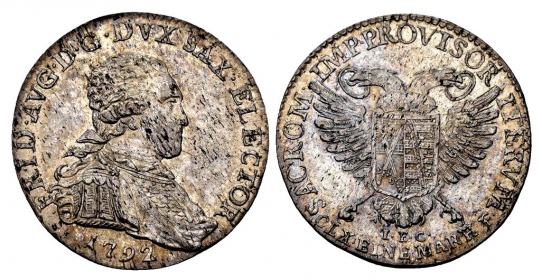 Sachsen - 1792 ICE - Friedrich August III.(i.) (1763-1827) - Doppelgroschen - vz-st