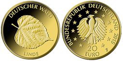 BRD - 2015 D - Deutscher Wald - Linde - 20 Euro - st