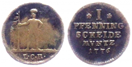 Braunschweig-Calenberg-Hannover - 1776 LCR - Georg III. (1760-1814) - 1 Pfennig - s
