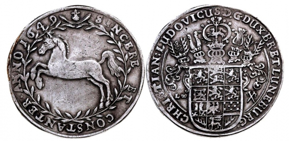 Braunschweig-Lüneburg-Celle - 1649 - Christian Ludwig (1648-1665) - Taler - f.vz