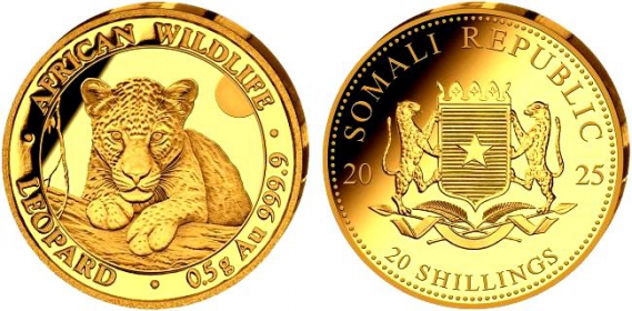 Somalia - 2025 Leopard - Tiere - 20 Shillings - PP