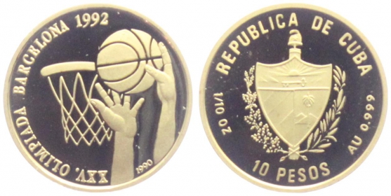 Kuba - 1990 - Olympische Spiele 1992 in Barcelona - Basketball