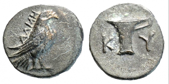 Griechenland - Aelis - Kyme - 300-250 BC - Kleandros Richter - Bronze - ss-vz