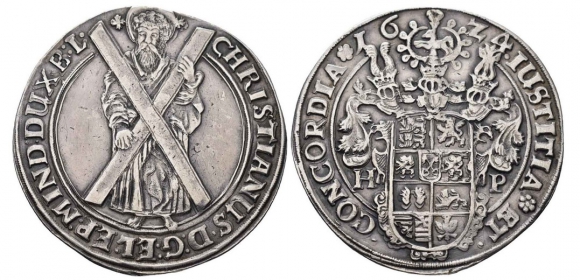 Braunschweig-Lüneburg-Celle - 1624 HP - Bischof Christian von Minden (1611-1633) - Taler - vz ber.