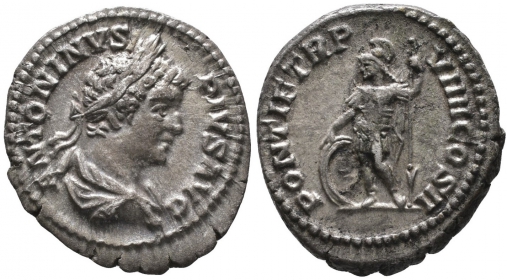 Römisches Kaiserreich - 206 - Caracalla (198-217) - Denar - vz