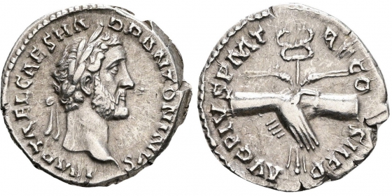 Römisches Kaiserreich - 138-161 - Antonius Pius (138-161) - Denar - vz