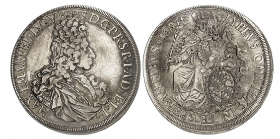 Bayern - 1695 WP - Maximilian II. Emanuel (1679-1726) - Madonnentaler - f.vz