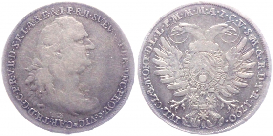 Bayern, Kurfürstentum - 1790 CD - Karl Theodor (1777-1799) - Konventionstaler - ss+