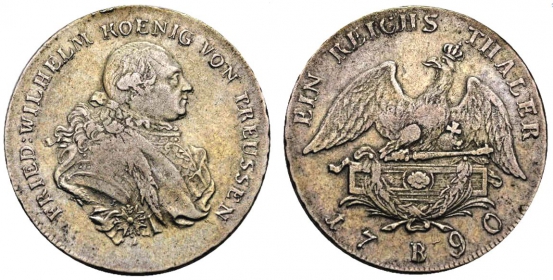 Preussen - 1790 B - Friedrich II. (1740-1786) - Taler - vz