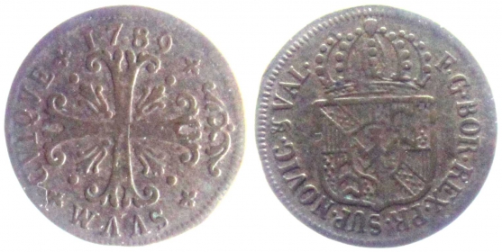 Preussen-Neuenburg - 1780 - Friedrich II. (1740-1786) - 1/2 Batzen - f.vz