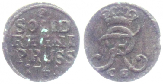 Preussen - 1741 CS - Friedrich II. (1740-1786) - 1 Schilling - ss-vz