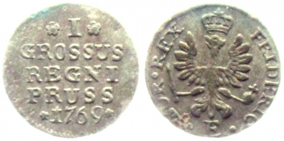 Preussen - 1769 E - Friedrich II., der Große (1740-1786) - 1 Gröschel - vz