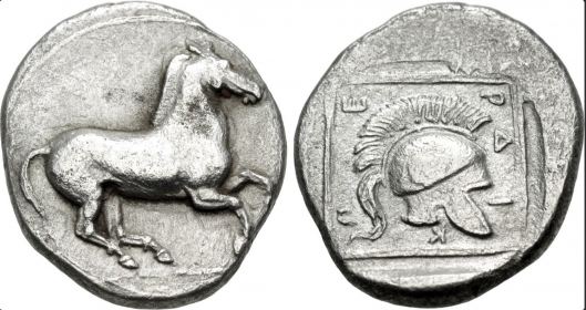Griechenland - Makedonien - Aigia - 451-413 BC - Perdikkas II. (451-413 v.Chr/BC) - Tetrobol - vz