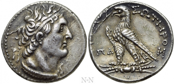 Griechenland - Ptolomäisches Reich / Ägypten - Ptolemaios VI. - Erste Alleinherrschaft 180-170 v. Chr/ BC - Tetradrachme - vz