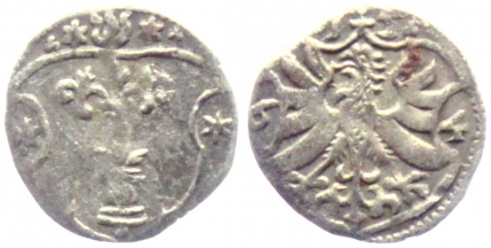 Preussen - 1555 - Joachim II.(1535-1571) - 1 Dreier / 1/84 Taler - s-ss