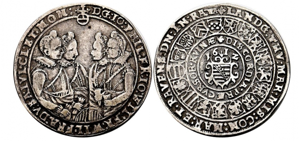 Sachsen-Altenburg - 1623 - Johann Philipp, Friedrich, Johann Wilhelm + Friedrich Wilhelm II. (1603-1625) - Taler - f.vz