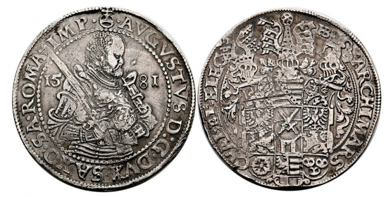 Sachsen - 1581 - August (1553-1586) - Taler - ss-vz