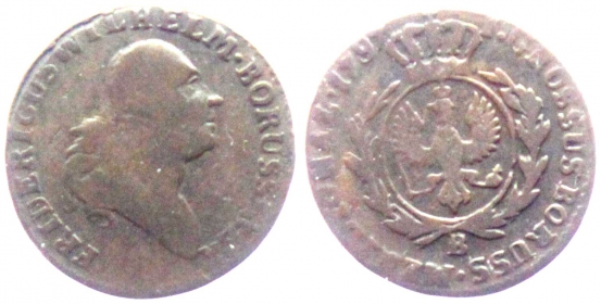 Preussen - 1797 A - Friedrich Wilhelm II. (1786-1797)- 4 Groschen - s-ss