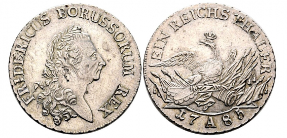 Preussen - 1785 A - Friedrich II. (1740-1786) - Taler - vz