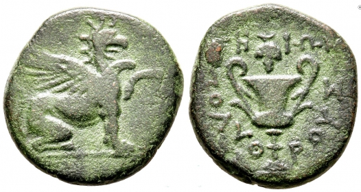 Griechenland - Ionien - 370-330 BC - Teos (370-330 BC) - Ae - ss-vz