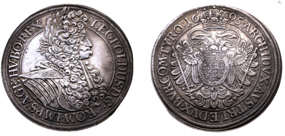 Österreich - Haus Habsburg - 1695 - Leopold I. (1658-1705) - Taler - vz-st
