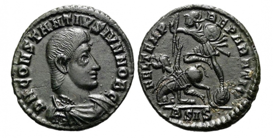 Römisches Kaiserreich - 351-354 - Constantius Gallus Caesar (351-354) - Follis - vz