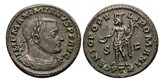 Römisches Kaiserreich - 305-307 - Galerius (293-311) - Follis - vz - SR