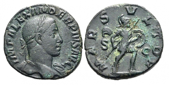 Römisches Kaiserreich - 232 - Severus Alexander (221-235) als Augustus - Sesterz - f.vz