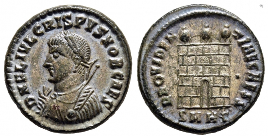 Römisches Kaiserreich - 316-326 - Crispus (316-326) als Caesar - Follis - vz