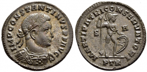 Römisches Kaiserreich 307/10 - 137 - Constantin I. (306-337) - Follis - vz