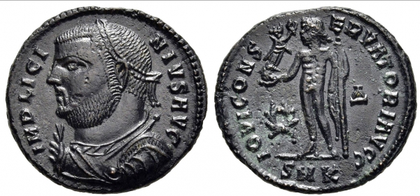 Römisches Kaiserreich - 308-324 - Licinius I. (308-324) - Follis - vz
