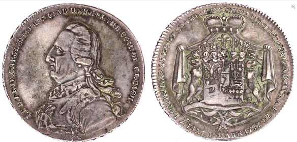 Hohenlohe - Neuenstein - Öhringen - 1797 - Ludwig Friedrich Carl (1765-1805) - Konventionstaler - ss