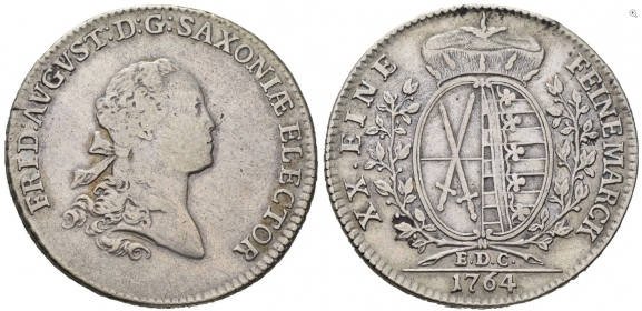 Sachsen - 1764 EDC - Friedrich August III.(I.) (1763-1827) - 2/3 Taer - ss