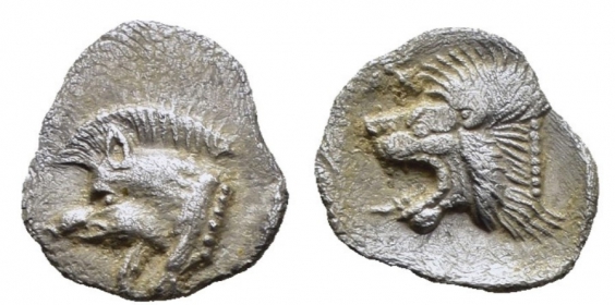 Griechenland - Mysien - 450-400 BC - Kyzikos (450-400 BC) - Hemiobol - ss-vz